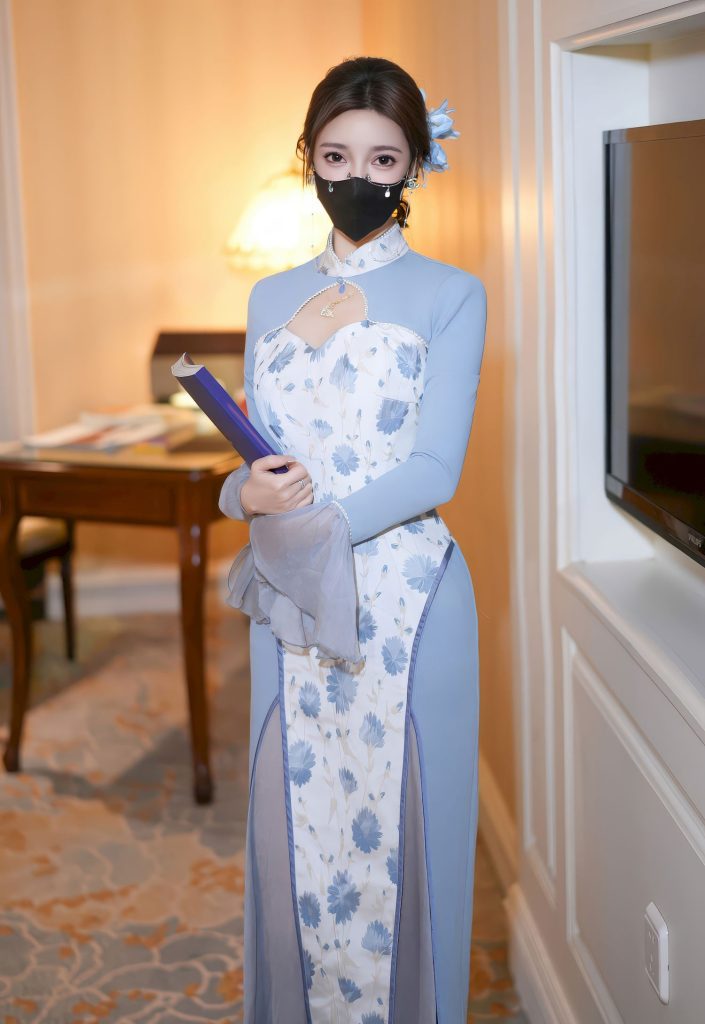 图片[2]|模特Twins-桃桃蓝色连衣裙白丝主题写真【持续更新】|免费资源网_写真壁纸影视游戏免费素材