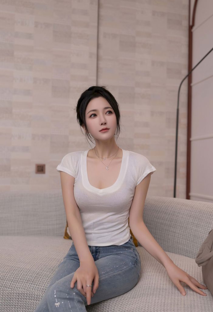 图片[2]|模特鱼子酱Fish白色T恤简约牛仔裤写真【持续更新】|免费资源网_写真壁纸影视游戏免费素材